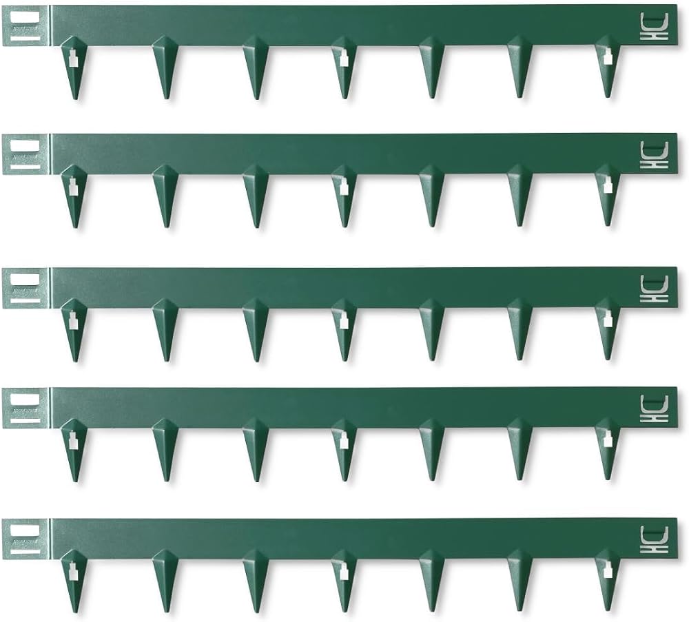 CORE EDGE Flexible 65mm Garden Lawn Edging Steel Border Green 1.6mm