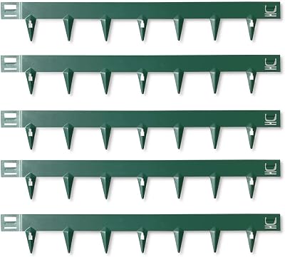 CORE EDGE Flexible 65mm Garden Lawn Edging Steel Border Green 1.6mm