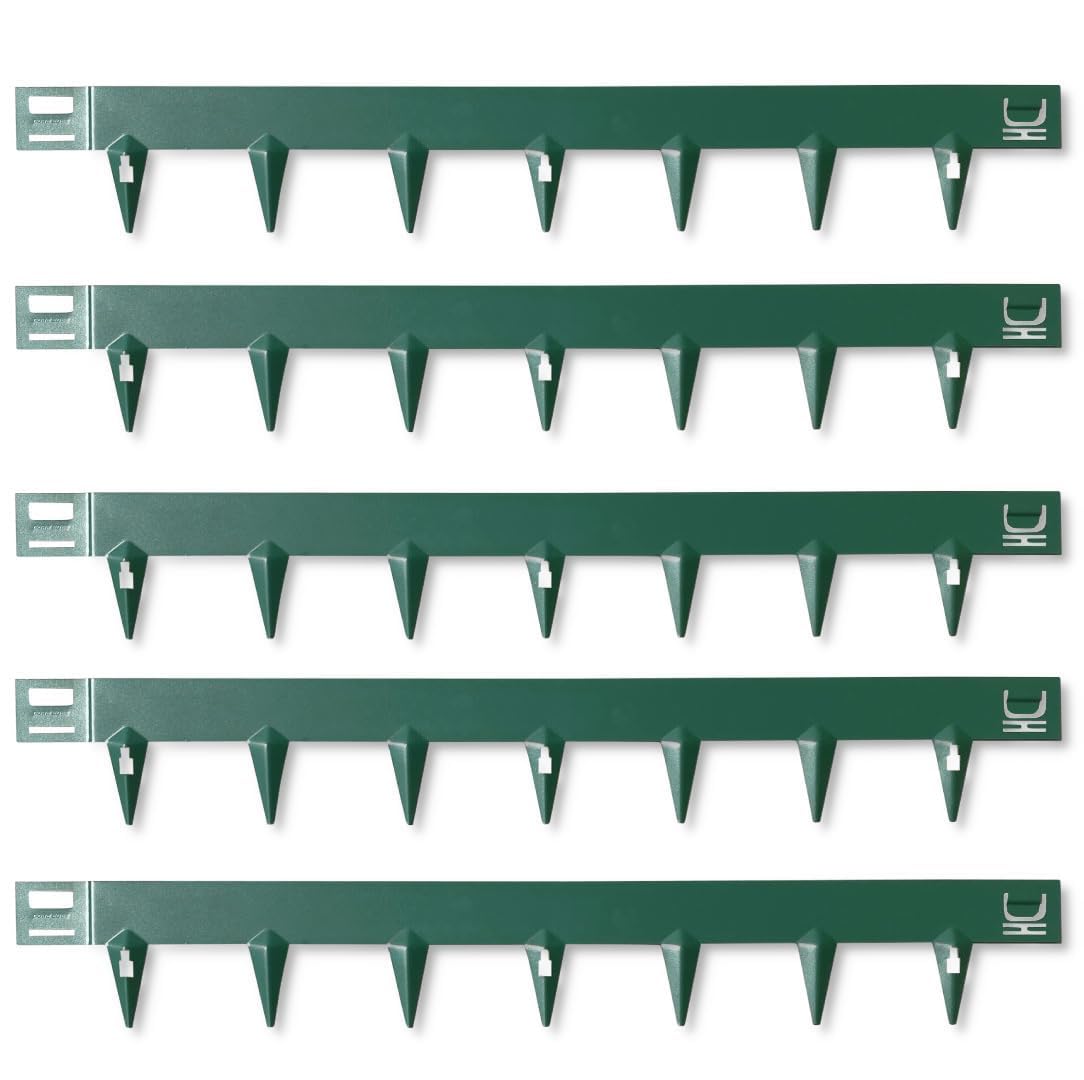 CORE EDGE Lawn Edging | Flexible Decorative Steel Edging Garden Border Edging Lawn Edging Strip Garden Border with a 65mm face height (Green)