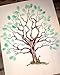 Fingerprint Family Tree 11x14 Print Guest Book Alternative UNFRAMED
