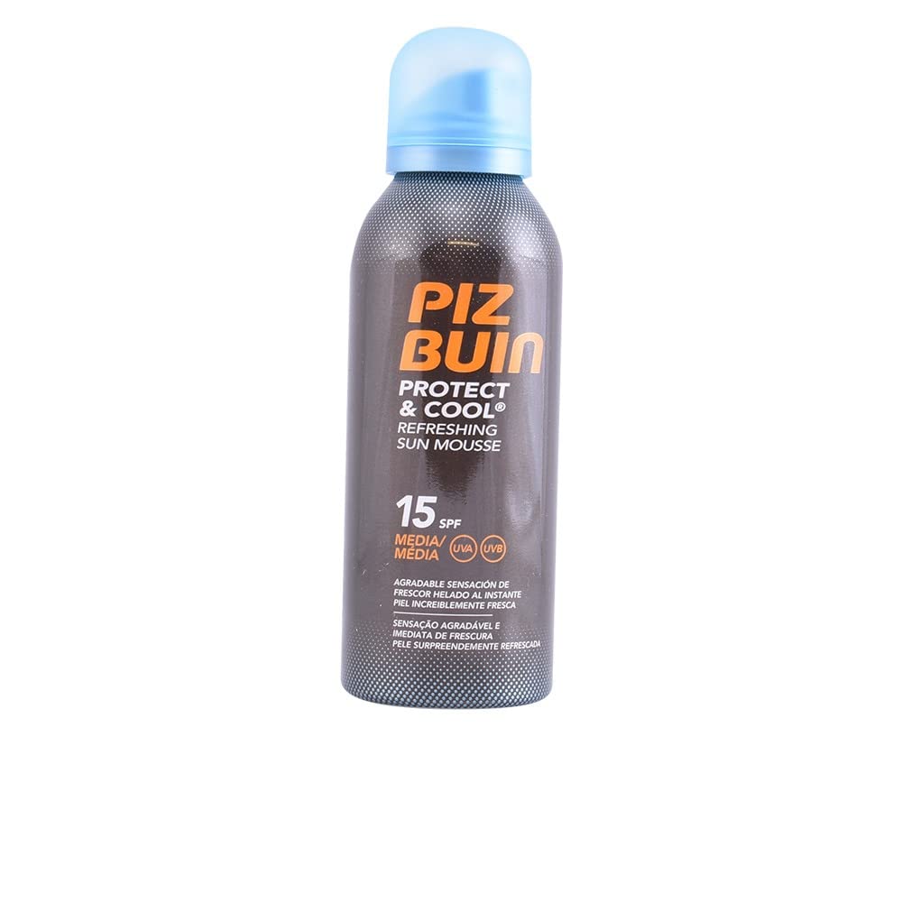 PIZ BUIN Protect & Cool – Refreshing Sun Mousse SPF 15 – 150 ml
