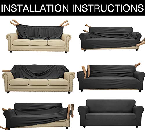 image for Obytex Stretch Loveseat Cover Polyester and Spandex Upgrade Pattern Co