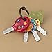 B. toys – LucKeys – Pretend Play Keys – 4 Textured Toy Keys for Babies & Toddlers – Flashlight & Car Sounds – 10+ Months