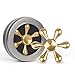 Buylen For Rudder Spinner Fidget Brass Rainbow EDC ADHD Foucus Toy With Six Wings High Speed Bearing ,Smoother and Longer Rotation,Anxiety Relief Toys