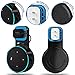 LOVPHONE Outlet Wall Mount Hanger Stand for Amazon Alexa Echo Dot 2nd Generation,Space-Saving for Your Smart Home Speakers Without Messy Wires or Screws - Short Charging Cable Included (Black)
