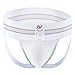 ANUN Men's Jockstrap Athletic Supporter (M/L, White)
