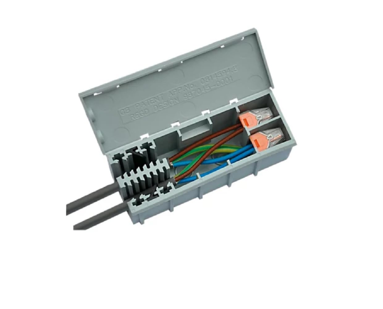 WAGOBOX Electrical LIGHT multipurpose Junction Box for WAGO Connectors Various Pack Sizes Pack of 6