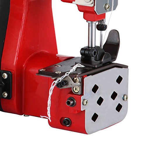 Superland Portable Sewing Machine 110V Industrial Portable Electric Bag Stitching Closer Seal Sewing Machine for Packaging Chemical Building Materials Fertilizer Port and Dock Warehouse (GK9-890)