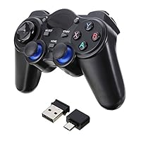 Accrie 2.4G Wireless Gaming Controller Gamepad for Android Tablets PC TV Box Type-c