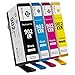 GPC Image 4 Pack Remanufactured Ink Cartridge Replacement for HP 902 902XL High Yield T6L98AN for HP OfficeJet Pro 6960 6968 6954 6978 6970 6975 6962 printer (1 Black, 1 Cyan, 1 Magenta, 1 Yellow)