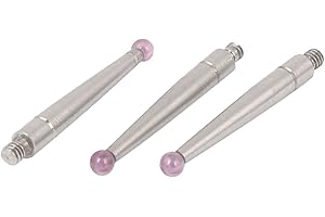 Aexit 1.6mm Thread Indicators Dia 2mm Ball Tip Contact Points 3pcs for SPI Test Indicators Dial Test