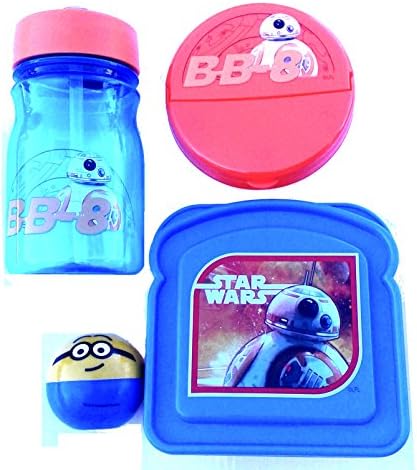 New Star Wars Movie ~ Lunch Set ~ Disney 2015 (Sandwich box, water bottle, & snack)
