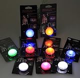 Dog Collar-led Safety Light - Highvisibility - Collar Light for Outdoor Safety- 2p Flashing Settings - Pack of 5, Assorted Colors
