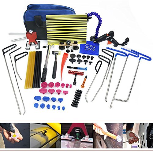 Click Here to See More Images Furuix PDR Rods Paintless Dent Repair Tools Hail Damage Repair Dent Puller Bridge Kit