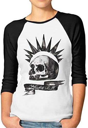 Life Is Strange-Chloe Price Misfit Skull 3/4 Sleeve Shirts Vintage Printing