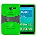 Alcatel OneTouch PIXI 7" Case, Green Heavy Duty Rugged Defender Hybrid Case with Kickstand Tablet Case For T-Mobile / Sprint Alcatel One Touch PIXI 7"