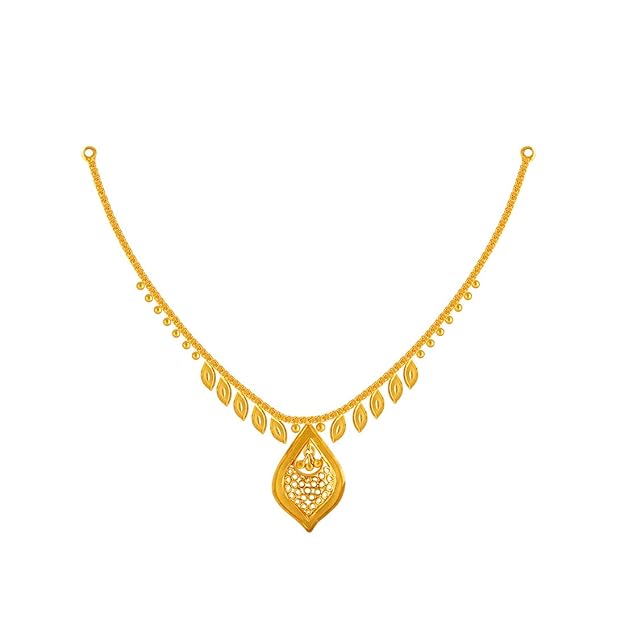 Buy P.C. Chandra Jewellers 22KT Yellow Gold Choker Necklace for Women at Amazon.in