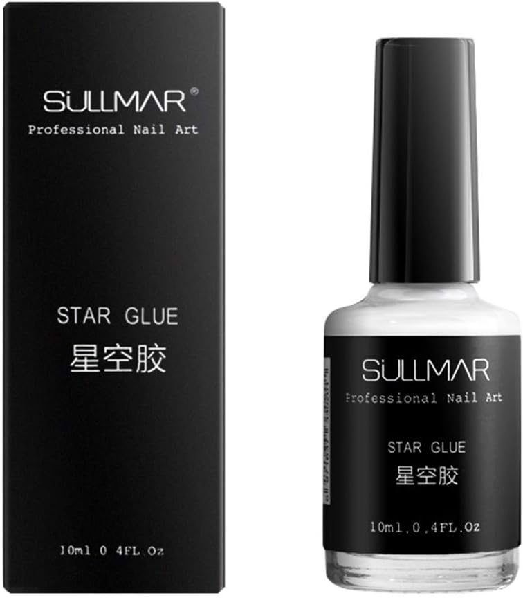 1PC White Glue Adhesive for Star Foil Sticker Nail Art Transfer Tips