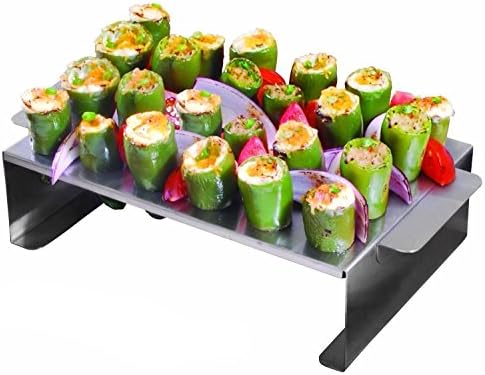 High-Grade Stainless Steel,Camping OUTDOOR ORIGINS Jalapeno Roasting Rack & Pepper Corer, New