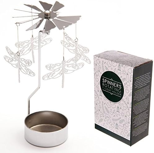 Mariposa vela Spinner plata: Amazon.es: Hogar