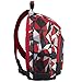 FUEL Top Load Sport Unisex Hiking Camping Carry On Luggage Backpack Bag, for Work, Outdoors, Gym, Red Geo