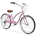 Firmstrong Chief Lady 7-Speed Beach Cruiser Bicycle, 26-Inch, Pinkthumb 1