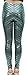 Simplicity Women's Mermaid Fish Scale Printing Slim Fit Leggings, Blue