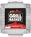 Grillaholics Heavy Duty Grill Basket - Large Grilling Basket for More Vegetables - Stainless Steel Grilling Accessories Built to Last - Perfect Vegetable Grill Basket for All Grills and Veggies primary