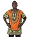 King-Sized Traditional Print Unisex Dashiki Top - Up to 68