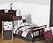 Black and White Woodland Moose Baby or Toddler Fitted Crib Sheet for Rustic Patch Collection by Sweet Jojo Designs