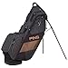 PING 2018 Hoofer 14 Carry Stand Golf Bag, Black/Graphite/Canyon Copper