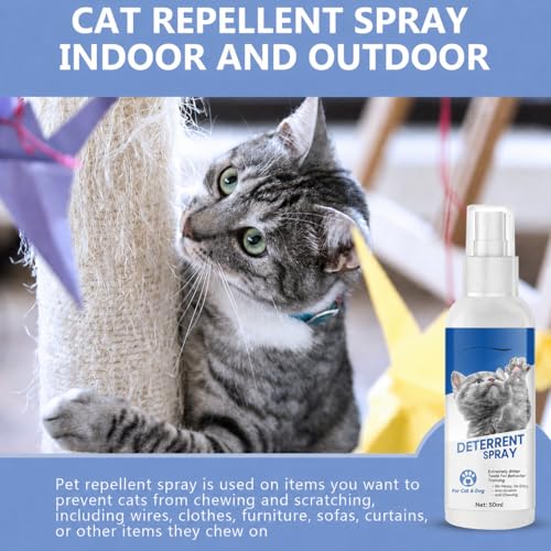Originaturals Cat Repellent Spray, Scratch Protection Sofa Cat, Non-Irritating and Residue-Free, Suitable for Indoor and Outdoor Use, 50 ml