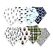 Baby Bandana Drool Bibs for Boys, Super Absorbent Organic Teething Bib Cotton 8-Pack (Woodland)