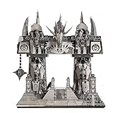 Picture Kingdom 3D Metal Puzzle World of Warcraft The Dark Portal Building PJ-158 DIY 3D Metal Puzzle Kits Laser Cut Models Jigsaw Toys