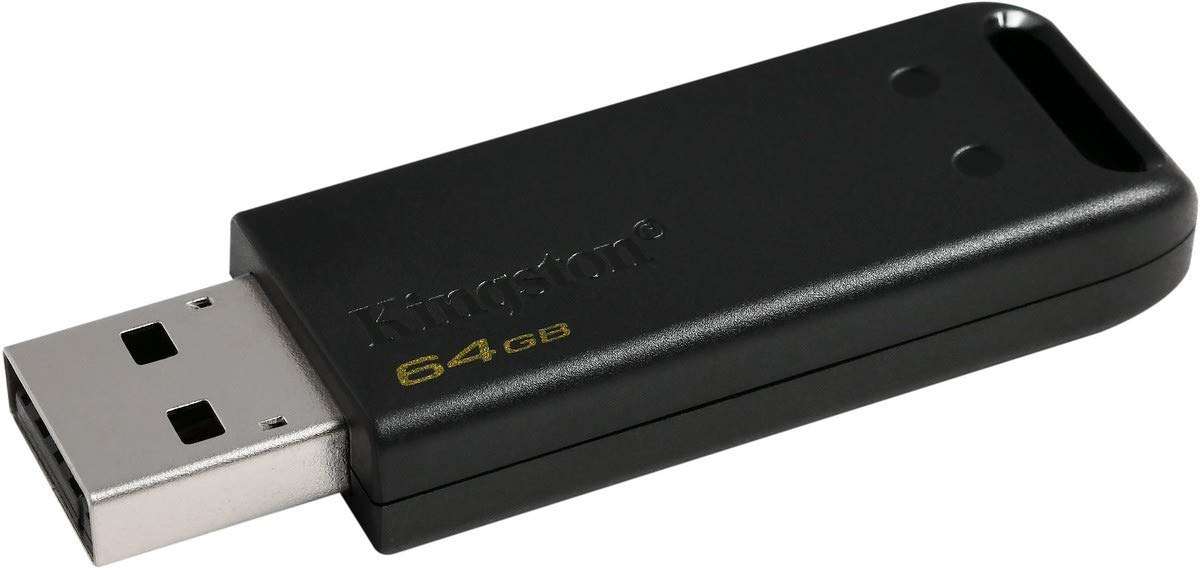 Kingston DataTraveler 20 (DT20/64 GB-3P) USB Flash drive 2.0 - Black