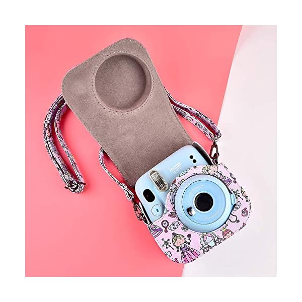 Kameratasche Tasche Kompatibel mit Fujifilm für Instax Mini 11 Sofortbildkamera mit Schultergurt und Fotozubehör Tasche… – Bild 5