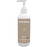 Gradual Self Tanning Lotion by SunnaTan - Hydrating Formula Made With Hyaluronic Acid & Jojoba - Organic & Natural Ingredients - Achieve a Natural, Gradual Tan (Medium/Dark, 236 ml)