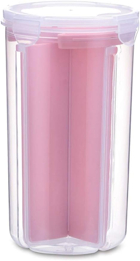 Stoota Multi-grain Storage Box Separated Sealed With Souble Lid Rotating Cover