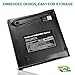 External CD Drive, USB 3.0 External DVD Drive for Laptop/Mac/Macbook, Portable Slim USB DVD Drive External DVD/CD Burner DVD/CD Player - High Speed Data Transfer for Mac/Windows OS - Plug and Play