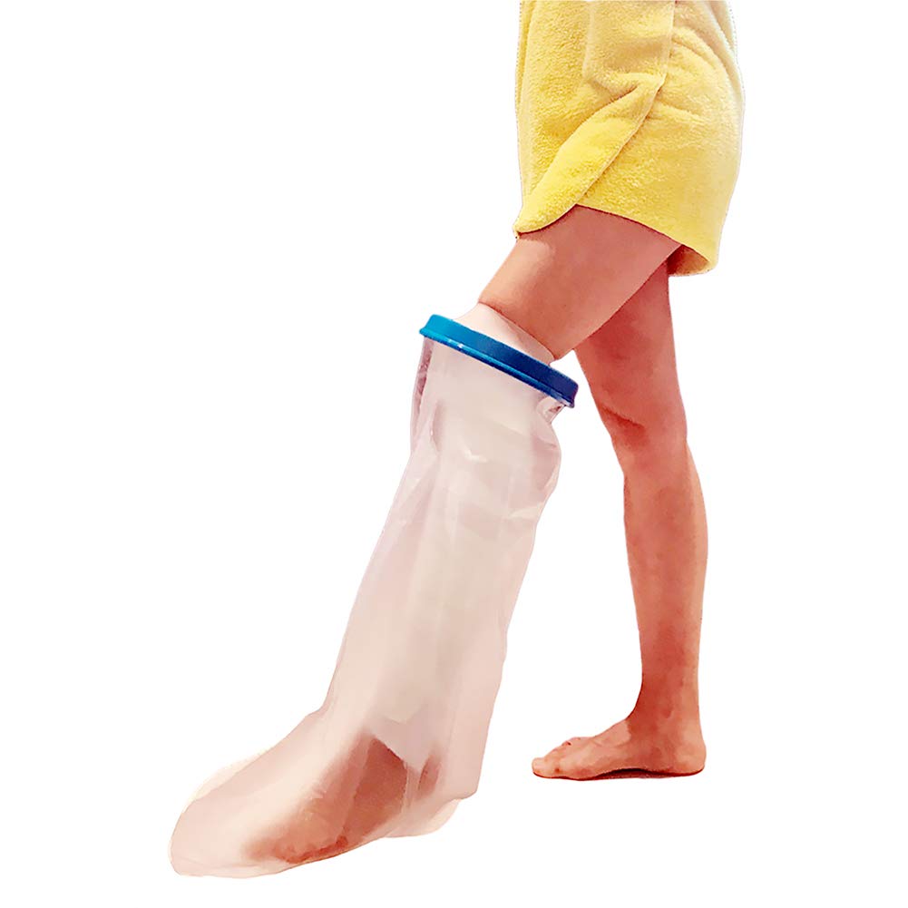 iBstone Waterproof Cast Cover for Shower, Watertight Bandage Protector, Reliable, Reusable & Durable. New Design & Submersible Seal to Stay Completely Dry & Hygeian