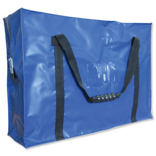 Versapak 508 x 152 x 356 mm Courier Hold All Closure Storage - Blue