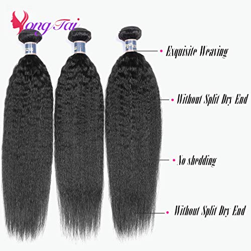 Yuyongtai-Brazilian-Kinky-Straight-Human-Hair-3-Bundles-14-16-18-Inches-Yaki-Straight-Hair-Weave-100-Unprocessed-Virgin-Human-Hair-Extensions-Kinkys-Straight-Weave-Bundles-1B-Color