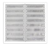 Accuform Signs LHR104WT Adhesive Vinyl Retro-Reflective Hard Hat/Helmet Sticker, 1