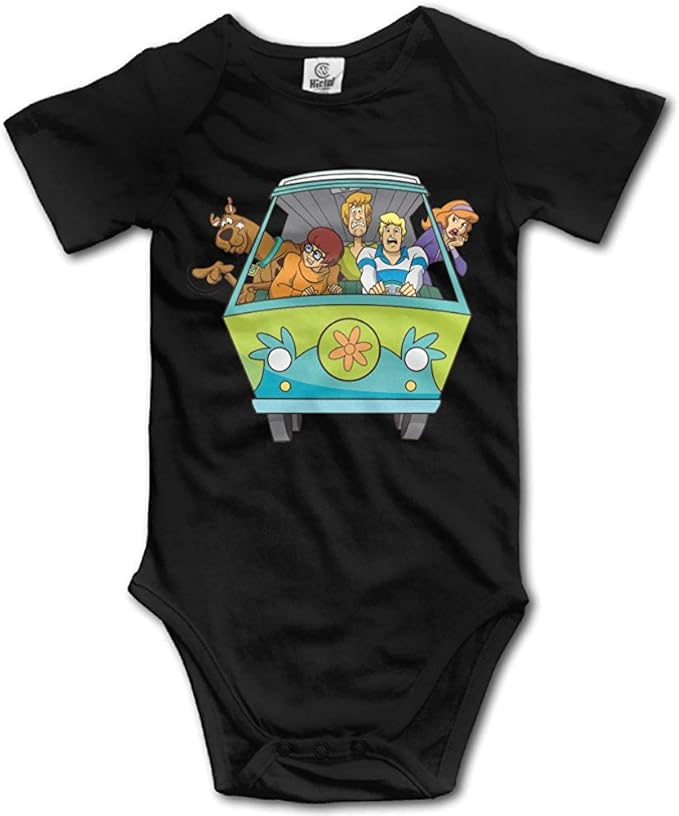 Baby Clothing Scoobydoo, Where are You Cool and Fun Onesies 3M White