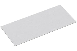 uxcell 6061 Aluminum Sheet, 300mm x 150mm Rectangle Aluminum Plate 2mm Thick Flat Metal Stock with Protective Film