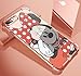 Logee TPU Mouse Cute Cartoon Clear Case for iPhone 8 Plus/7 Plus 5.5”,Fun Kawaii Animal Soft Protective Cover,Ultra-Thin Shockproof Funny Character Cases for Kids Teens Girls Boys(8Plus)