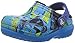 Crocs Kids' Classic Lined Graphic Clog, Ocean/Navy, 10 M US Toddler