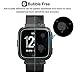 [3-Pack] for Fitbit Versa Screen Protector, Qoolike[9H Hardness] [Crystal Clear] [Scratch Resist] [No-Bubble] Waterproof Tempered Glass Screen Protector for Fitbit Versa Smartwatch