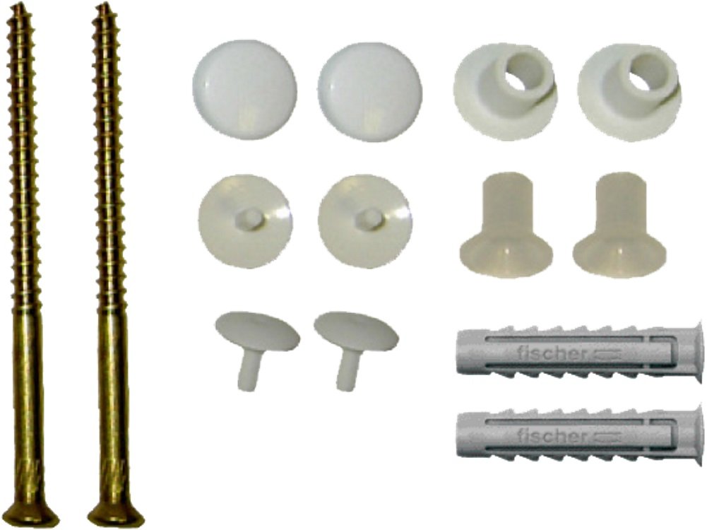 fischer WB10 - W.C. Pan to Floor Verticle Fixing Set, 42834