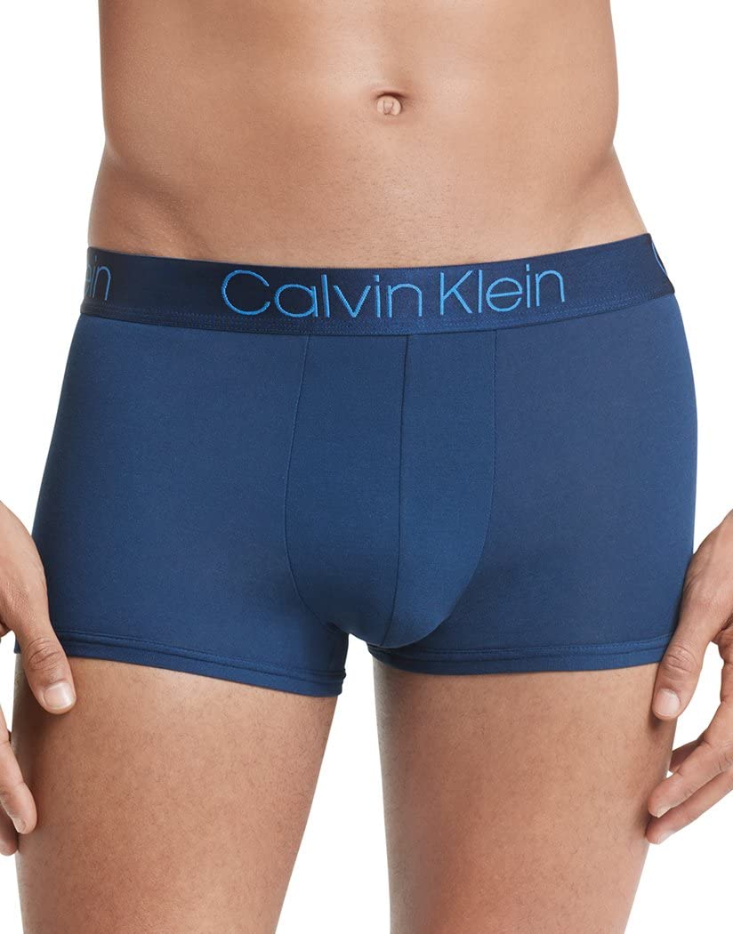 Calvin Klein Men's Ultra Soft Modal Trunks, Blue